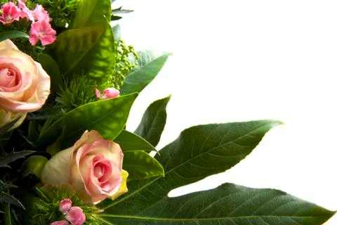 Card bouquet Stock Photos