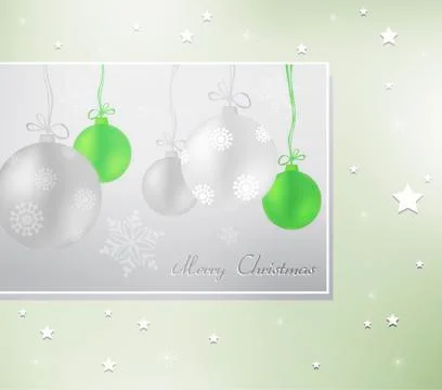 Card with bubbles Stock Illustration