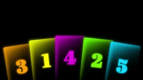Card countdown number countdown number four Stock Footage 304720364