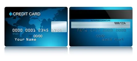 Card credit Stock Illustration