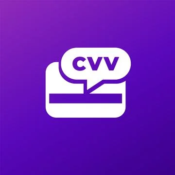 Card CVV code icon, vector Illustrazione stock