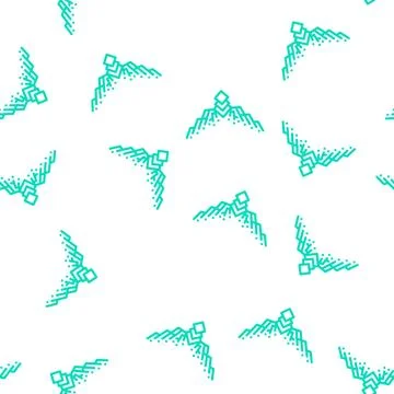 Card decoration corner vector seamless pattern Stock Illustration