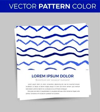 Card design with hand-drawn marker vector markers background. Vector design Stock Illustration