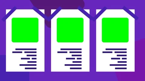 Card Display Greenscreen Stock Footage 335667490