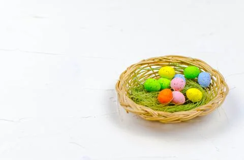 Card with egg for happy easter Stock Photos