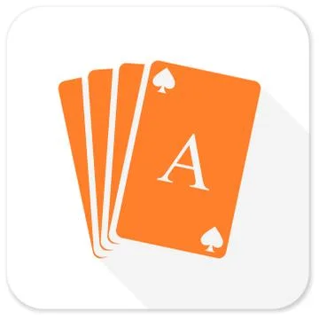 Card flat icon Stock Illustration