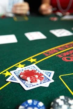 Card gambling Stock Photos