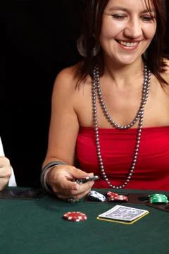 Card gambling Stock Photos