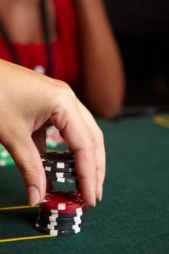 Card gambling Stock Photos