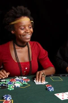 Card gambling Stock Photos