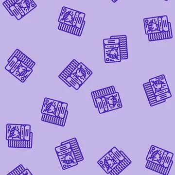 Card game board table line vector seamless pattern Stock Illustration