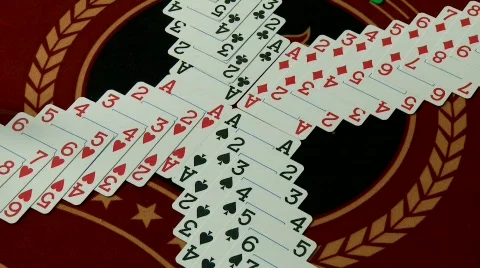 Card Game / Card Trick Stock Footage 824097