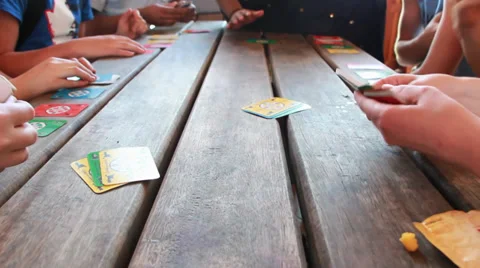 Card game Stock Footage 39105809