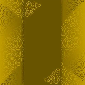 Card with gold elements Illustrazione stock