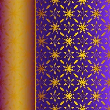 Card with gold elements Stock Illustration