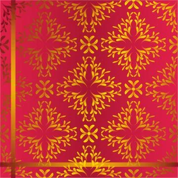 Card with gold elements Stock Illustration