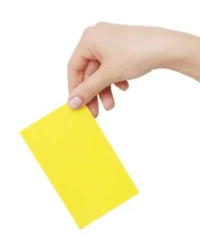 Card in a hand Stock Photos