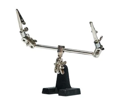 Card holder third hand isolate on white background Stock Photos