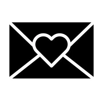 Card icon solid style valentine illustration vector element and symbol perfec 스톡 일러스트