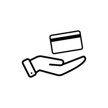 Card icon vector isolated on white background, logo concept of Card sign on t Stock Illustration