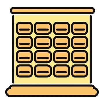 Card index system organizing information and database 스톡 일러스트