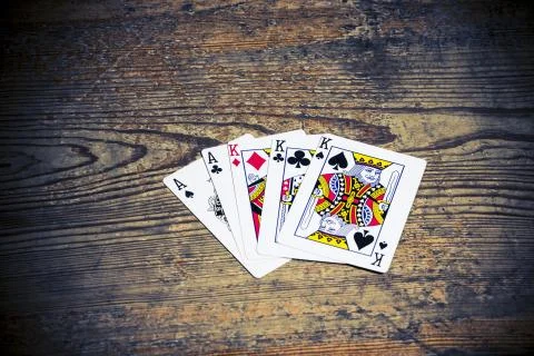 Card with king Stock Photos