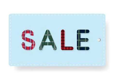 Card, label, template for sales. Stock Illustration