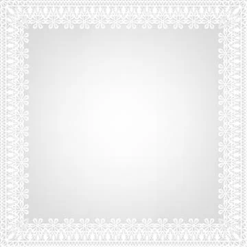 Card with lace Stock Illustration