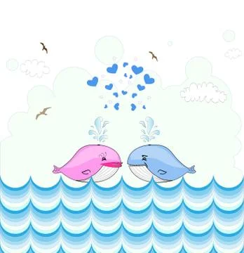 Card love Stock Illustration