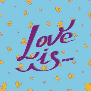 Card love is Stock Illustration