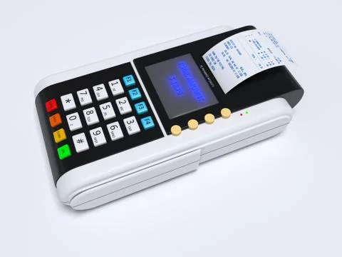 Card machine Stock Illustration
