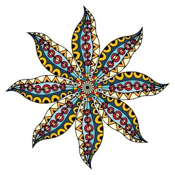 Card with mandala イラスト素材