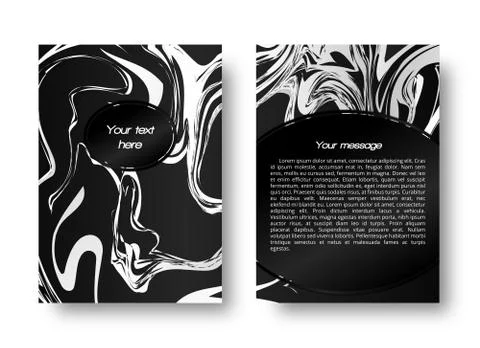 Card marble background silver Stock Illustration