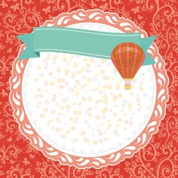 Card message banners, place for your text, graphic symbol. Stock Illustration