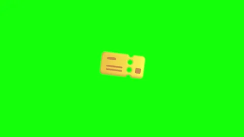 Card Motion Isolated Green Screen Stock Video stock 337993891