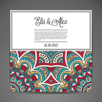 Card or invitation Stock Illustration