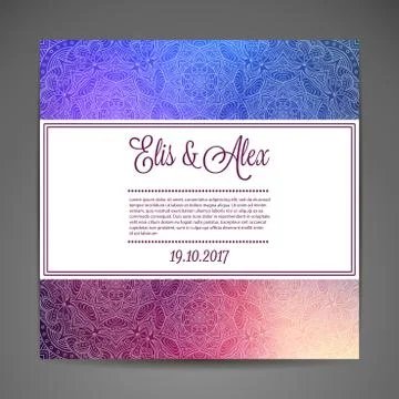Card or invitation Stock Illustration
