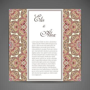 Card or invitation Stock Illustration