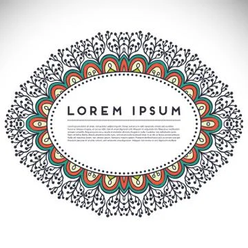 Card or invitation Stock Illustration