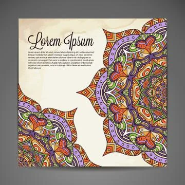 Card or invitation Stock Illustration