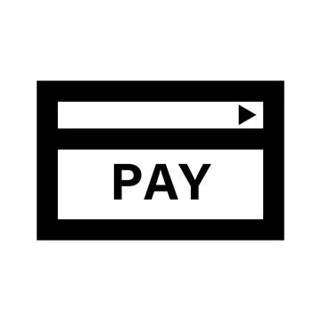 Card pay icon. Card payment method. Vector. Stock Illustration