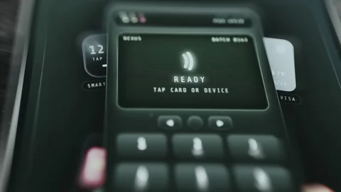 Card Payment Authorization Screen - Detailed Interface View Stock Footage 336389111