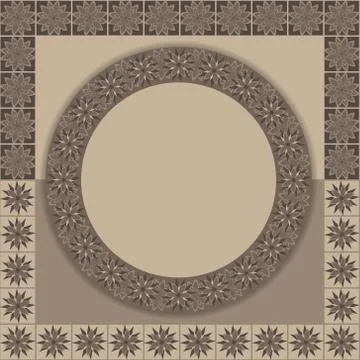 Card with a place for the text Stock Illustration