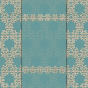 Card with a place for the text Illustrazione stock