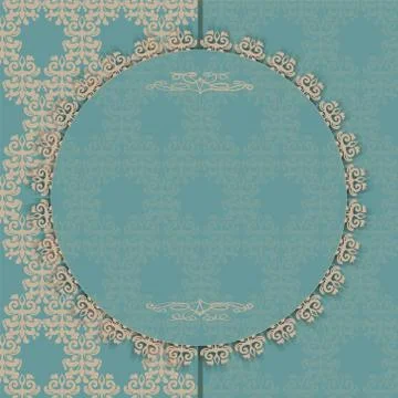 Card with a place for the text Stock Illustration