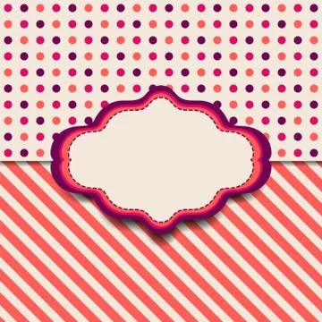 Card with a place for the text Stock Illustration