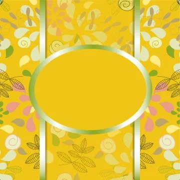 Card with a place for the text Stock Illustration