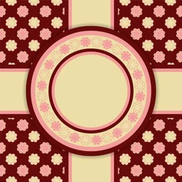 Card with a place for the text Stock Illustration