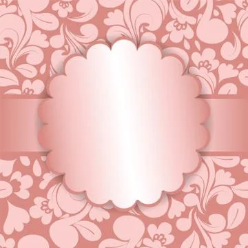 Card with a place for the text Stock Illustration