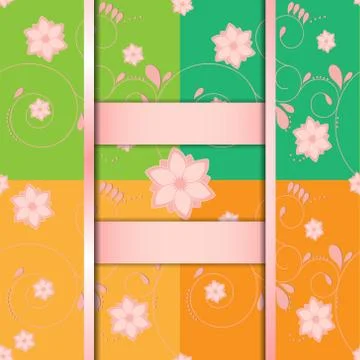 Card with a place for the text Illustrazione stock